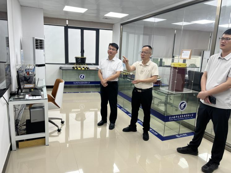 市濱海投資集團公司黨委副書記、總經(jīng)理梁亮帶隊赴臺山海洋發(fā)展集團考察調(diào)研